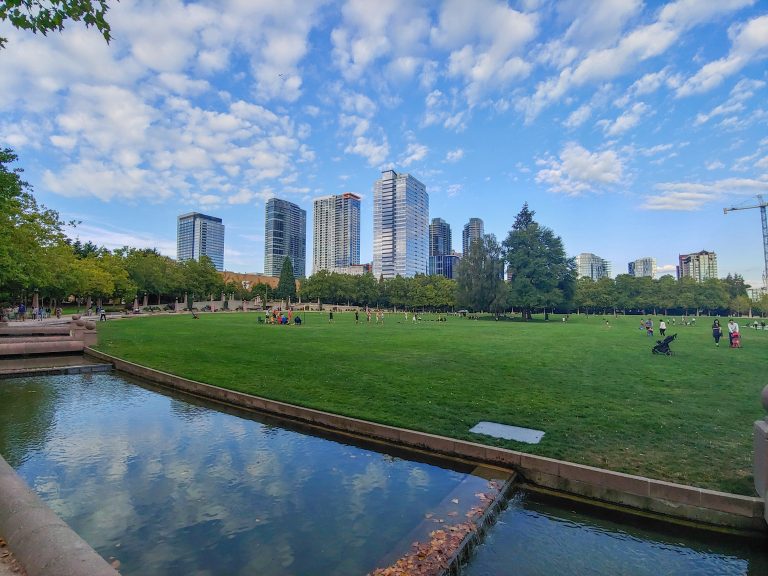 Bellevue Downtown Park is park located in the heart of downtown